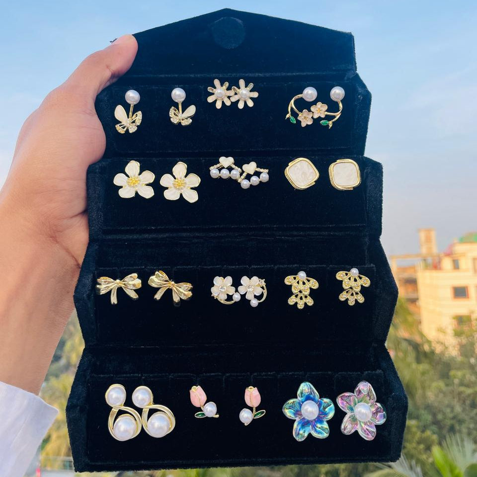 Gifty – 12 Pair Premium Earrings Gift Box