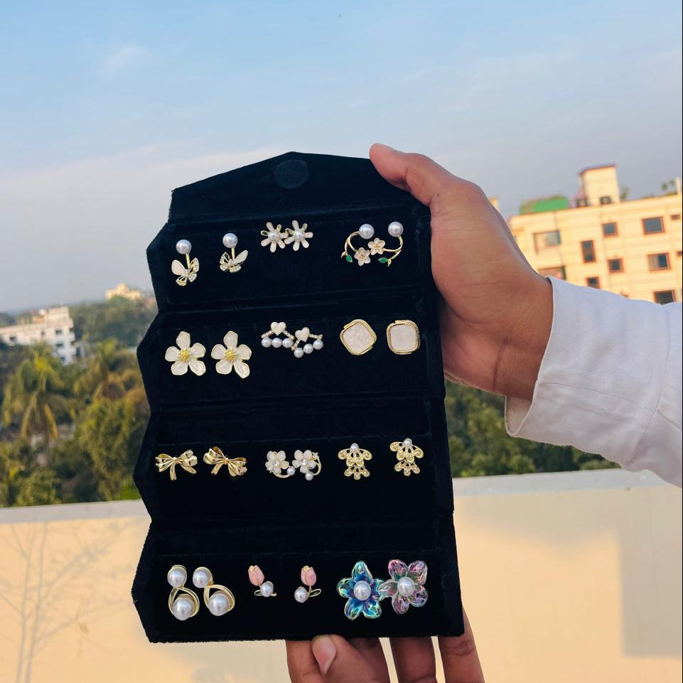 Gifty – 12 Pair Premium Earrings Gift Box